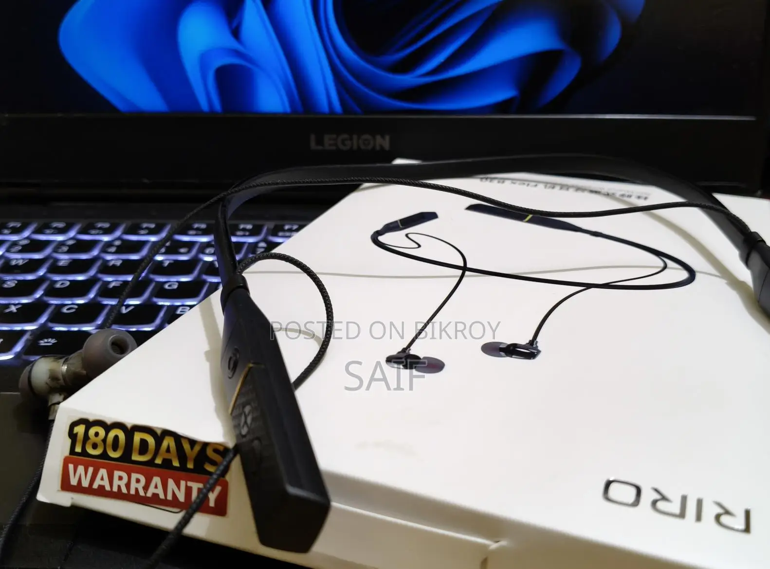 Riro Flex B30 ENC Neckband with 180 Day Warranty & app support!