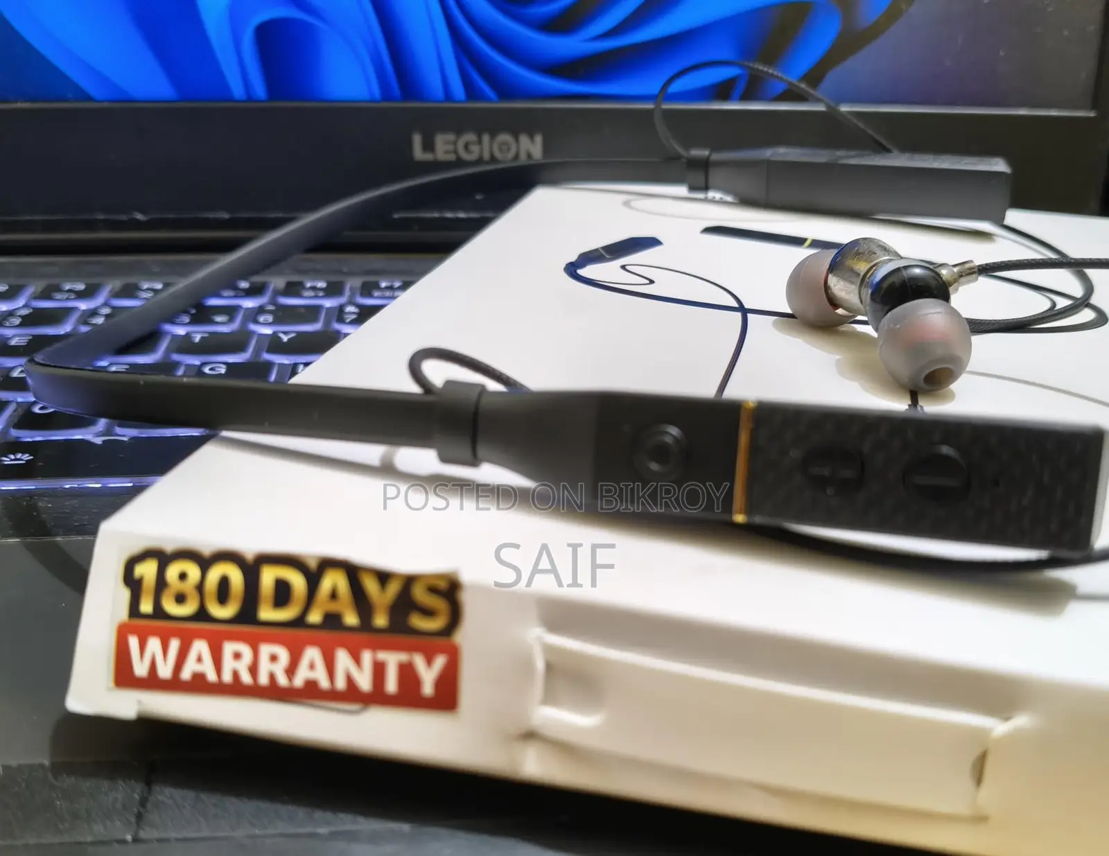 Riro Flex B30 ENC Neckband with 180 Day Warranty & app support!