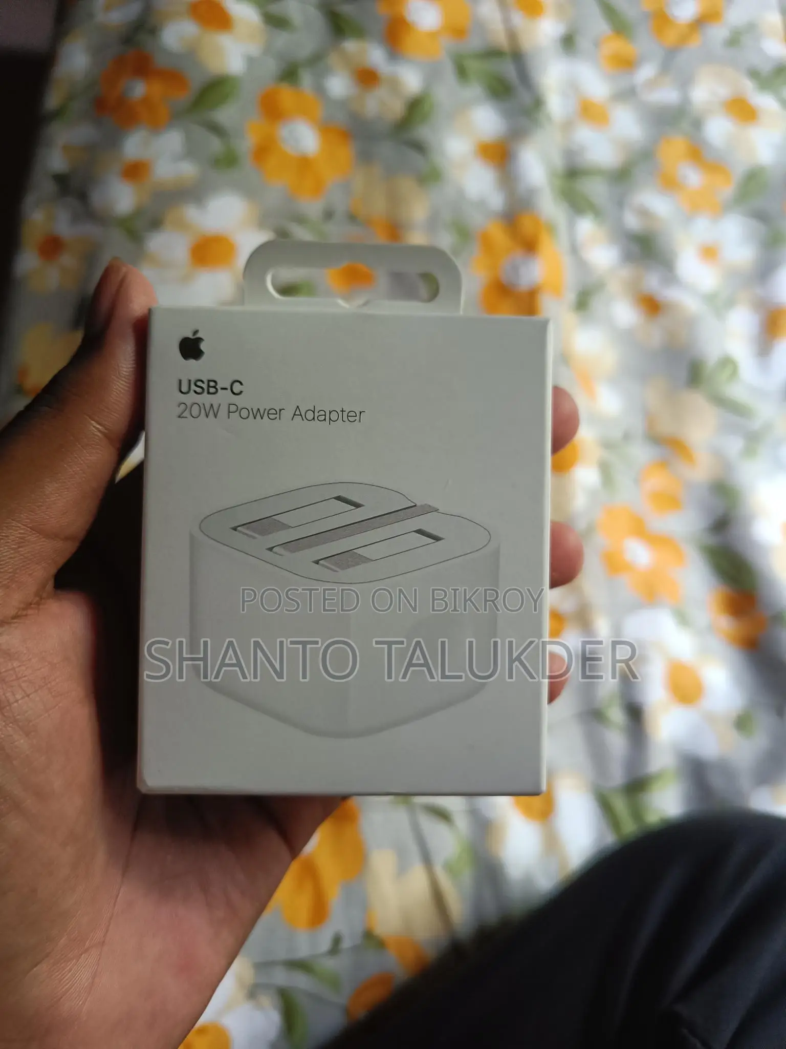 Apple 20 Watt Adaptor + Cable Original