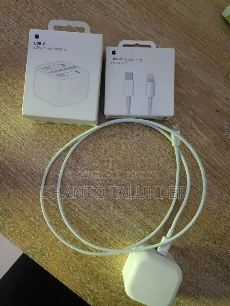 Apple 20 Watt Adaptor + Cable Original