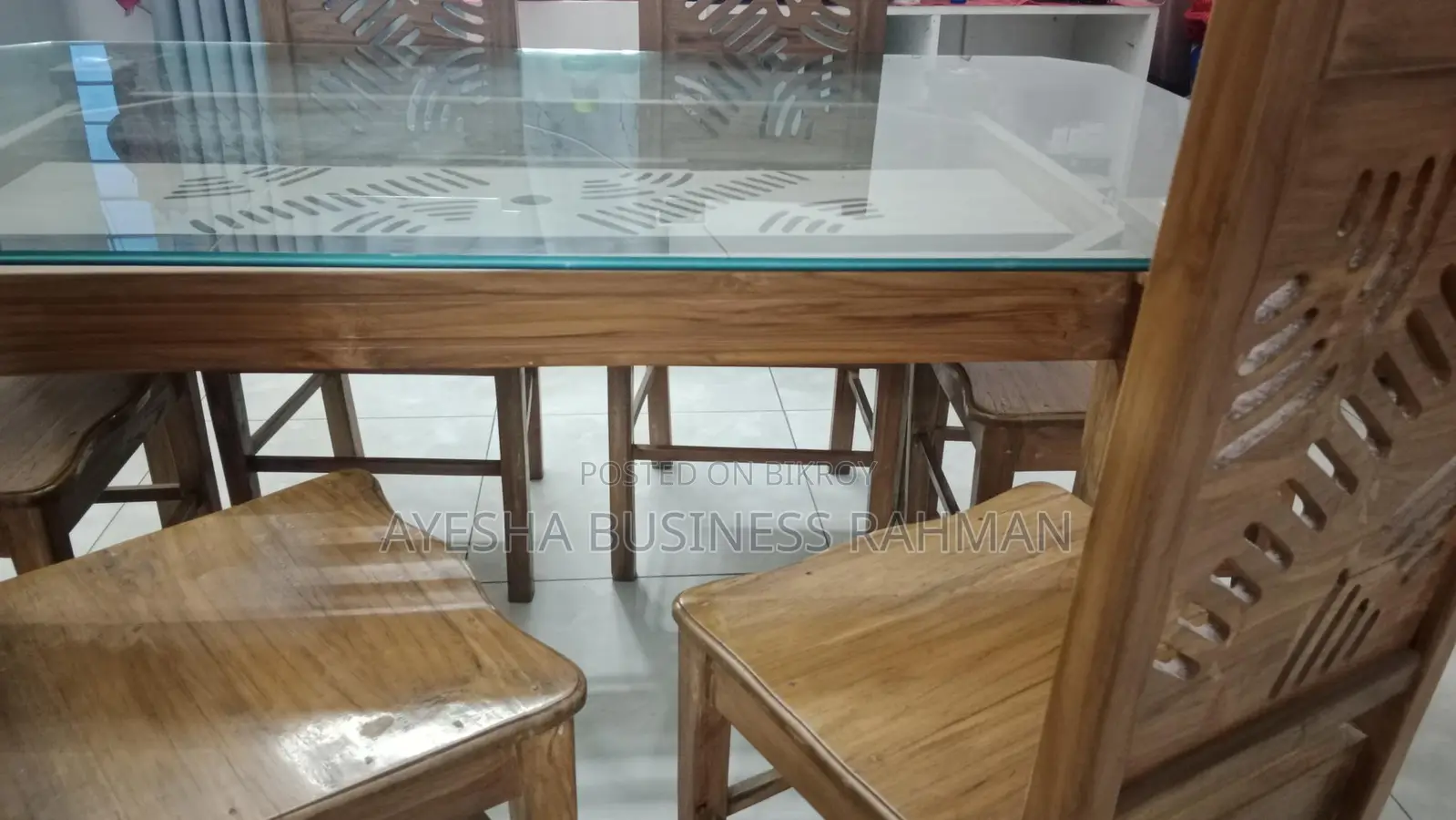 Chittagong Teak Wood Dining Table