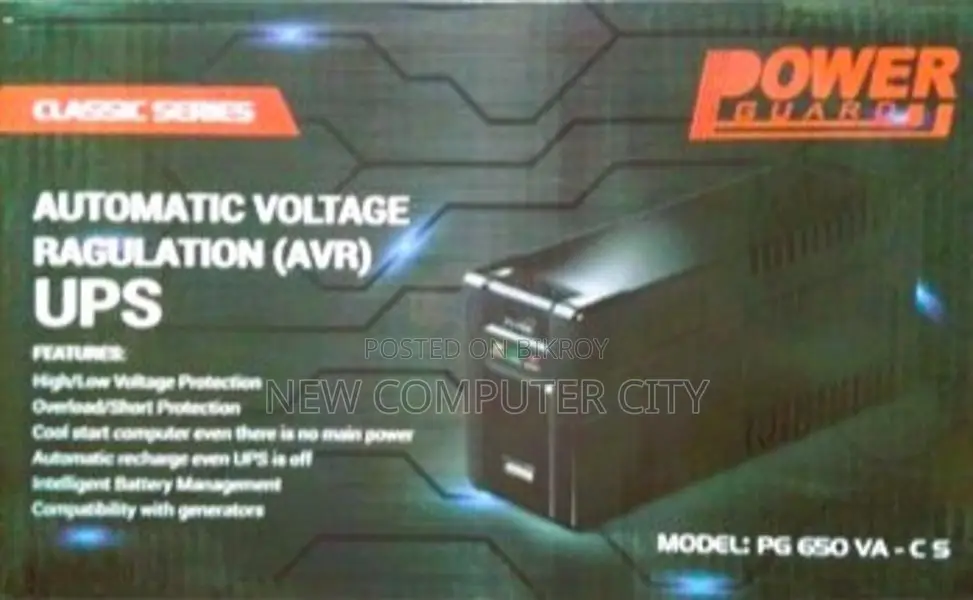 Power Guard 650VA CS Offline UPS