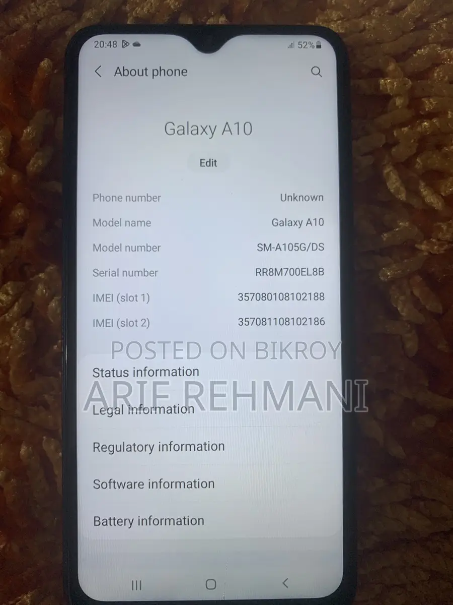 Samsung Galaxy A10 (Used)