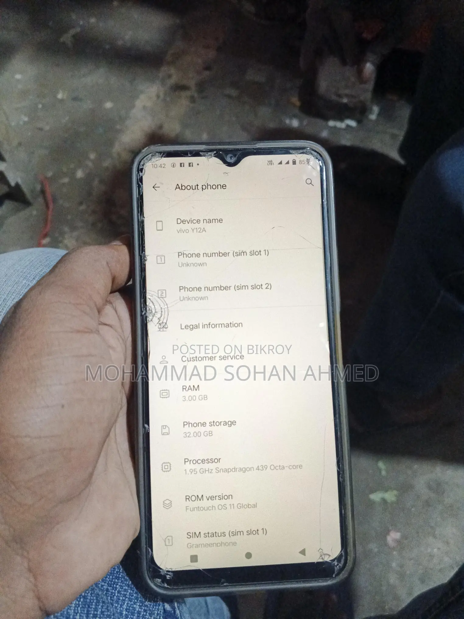 Vivo Y12a (Used)