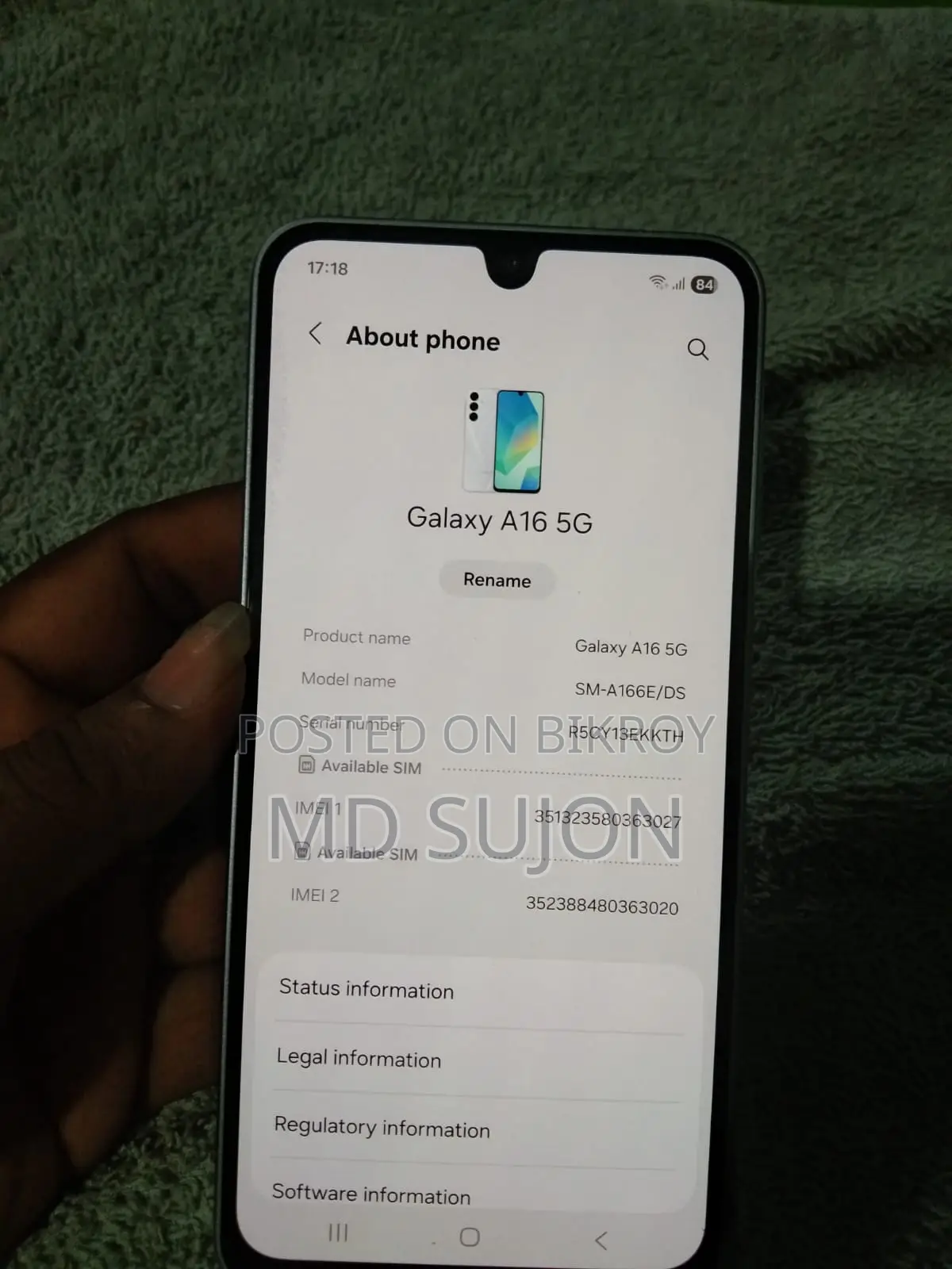 Samsung Galaxy A16 6-128 (Used)