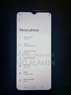 Realme C33 . (Used)