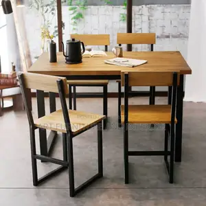 Iron Dining Table & Chair Set - 63