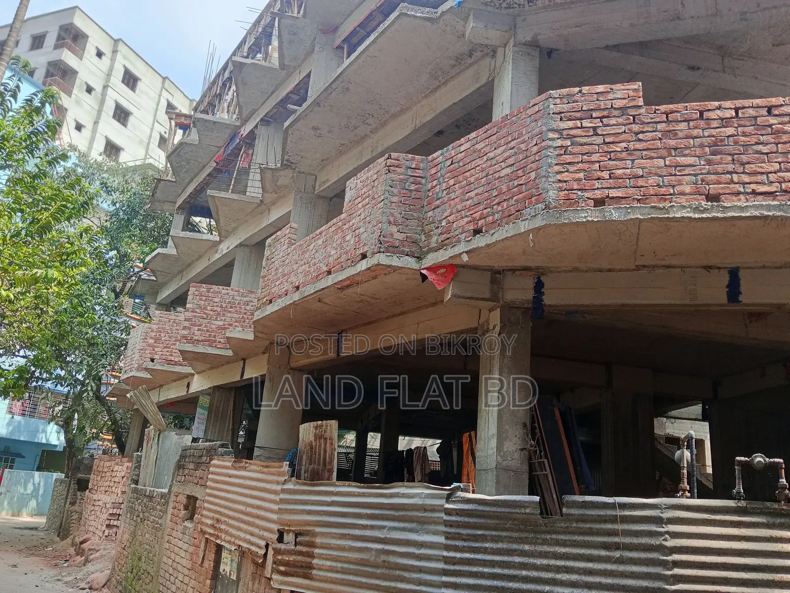 Flat for Sale @ South-West Corner Plot @ 1140 sq. ft. Dhaka Cantt