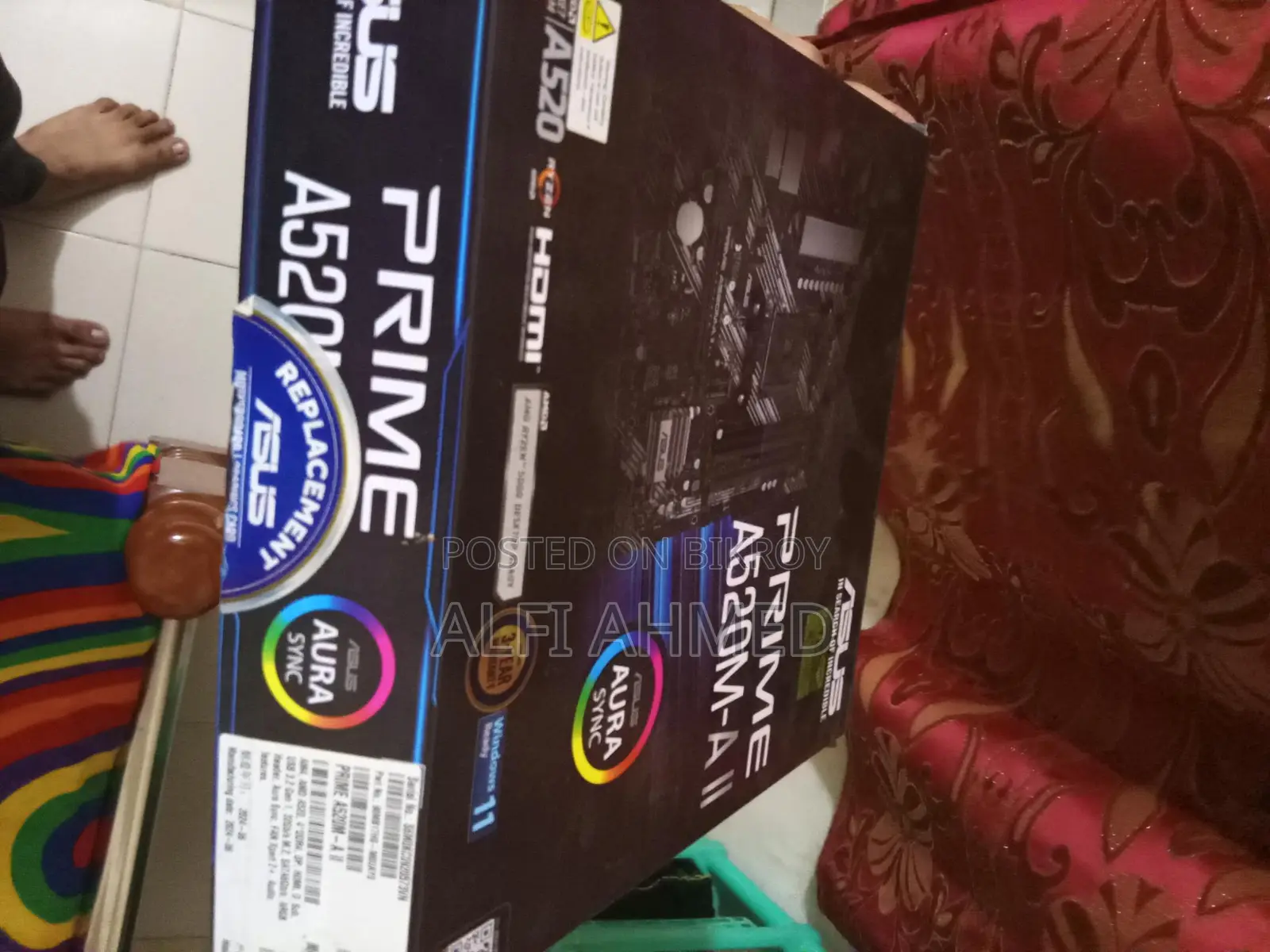 Asus Prime A520m-a Ii ডেস্কটপ মাদারবোর্ড