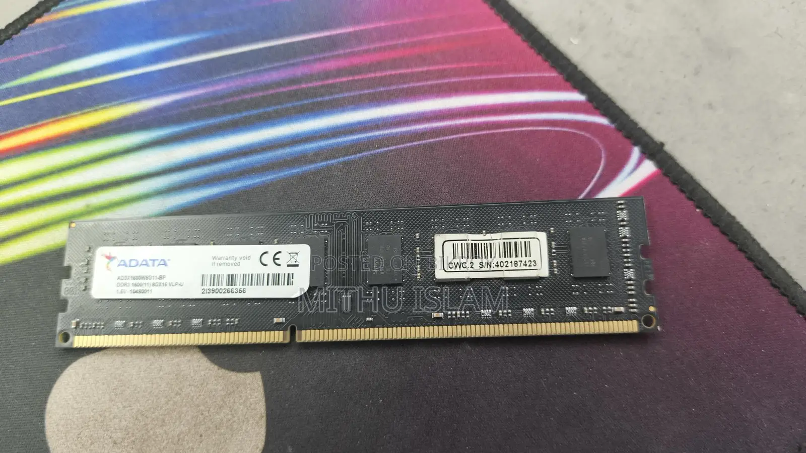 DDR3 1600(11)8X16 vLP-U