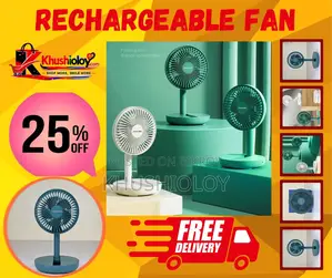 Rechargeable Fan | Travel Friendly Mini Fan|রিচার্জেবল ফ্যান