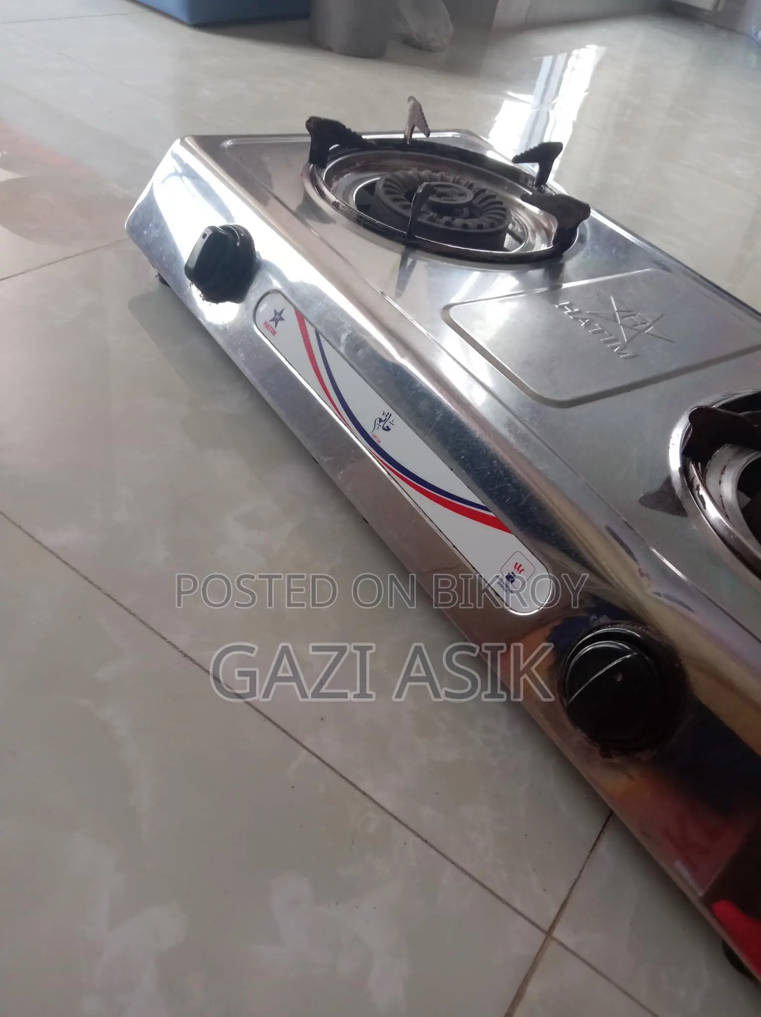 Hatim Double Burner Auto Stove