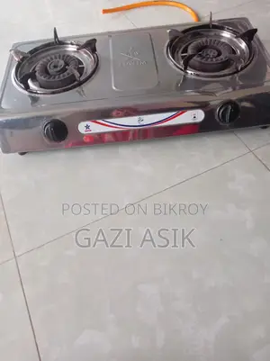 Hatim Double Burner Auto Stove