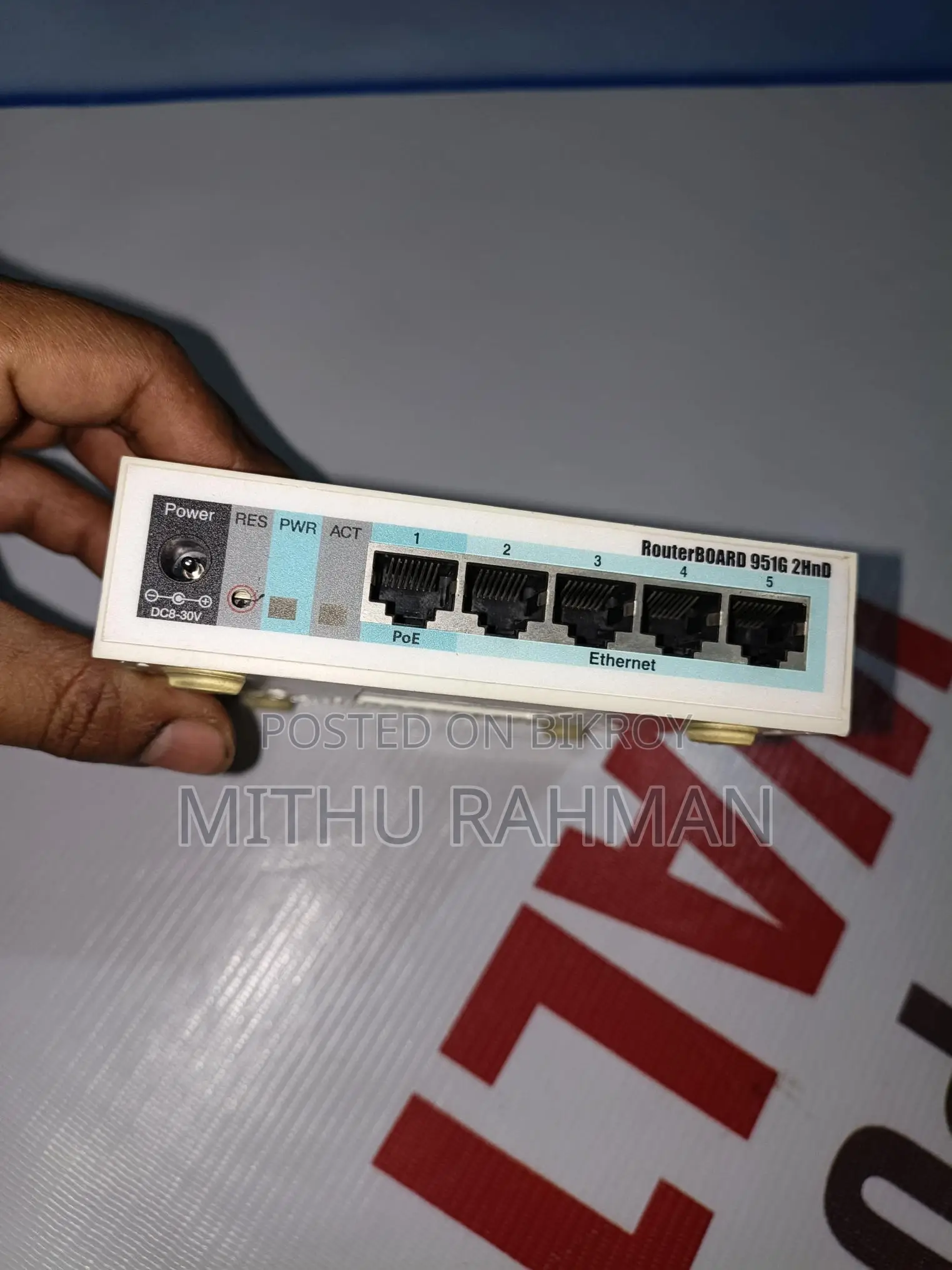 Mikrotik Rb951g-2hnd Gigabit Wireless Router Fresh Condition