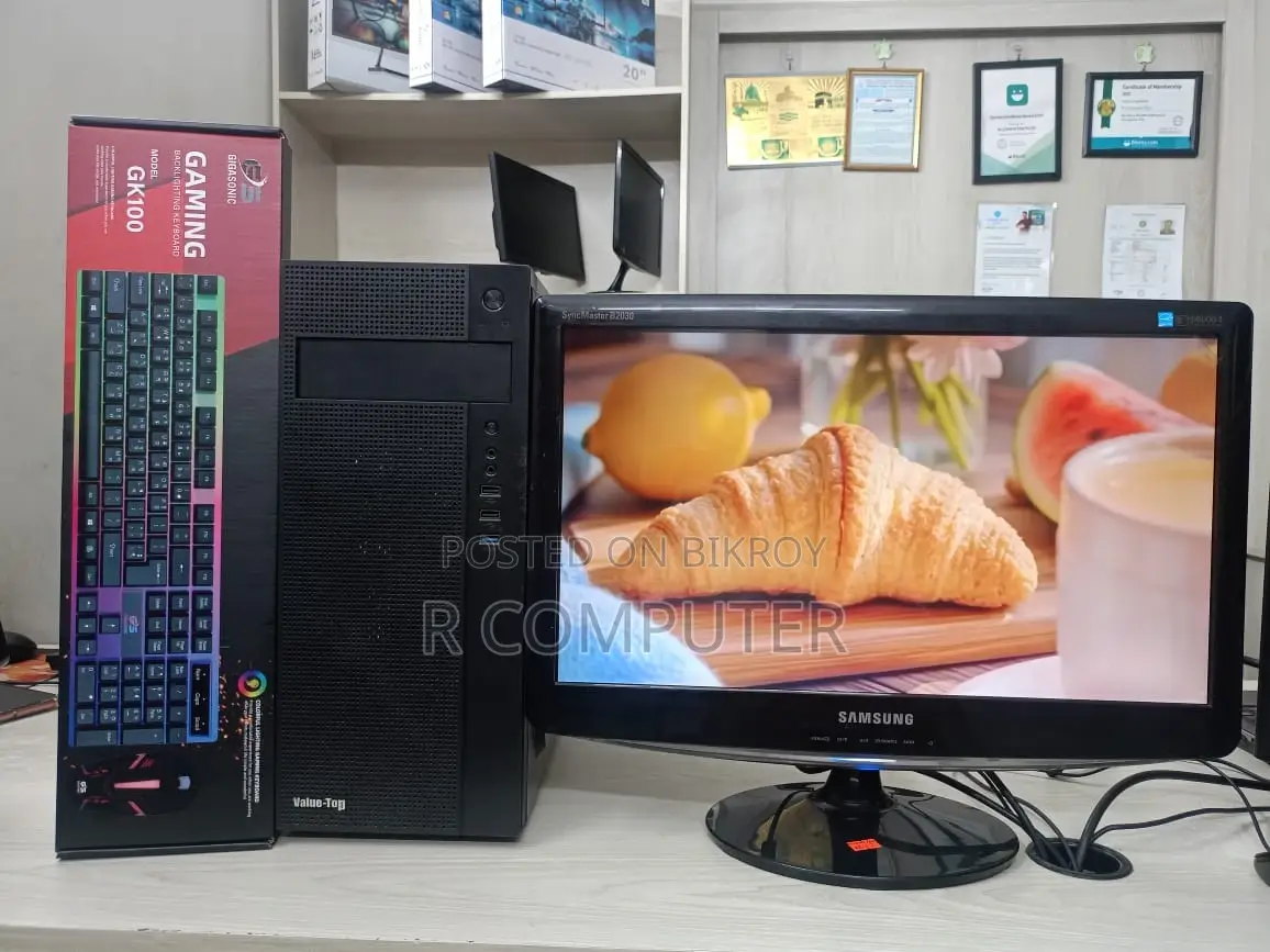 Computer Full Set-Core i5 (6th Gen)_SSD 120GB+Ram 8GB+20"Monitor+Mouse