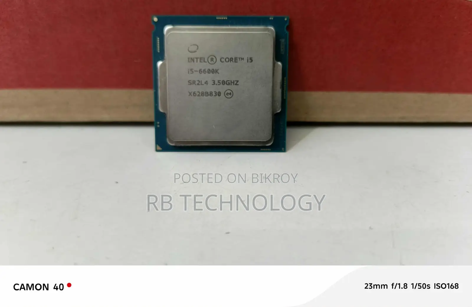 Core I5-6600k 3.50GHz ৬ষ্ঠ প্রজন্ম প্রসেসর
