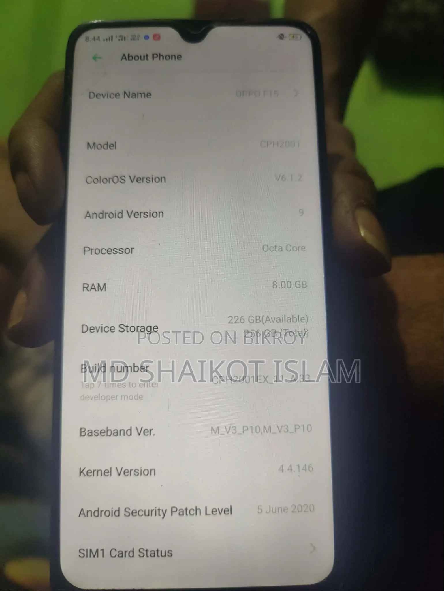 OPPO F15 (Used)