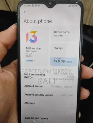 Xiaomi Poco M3 . (Used)