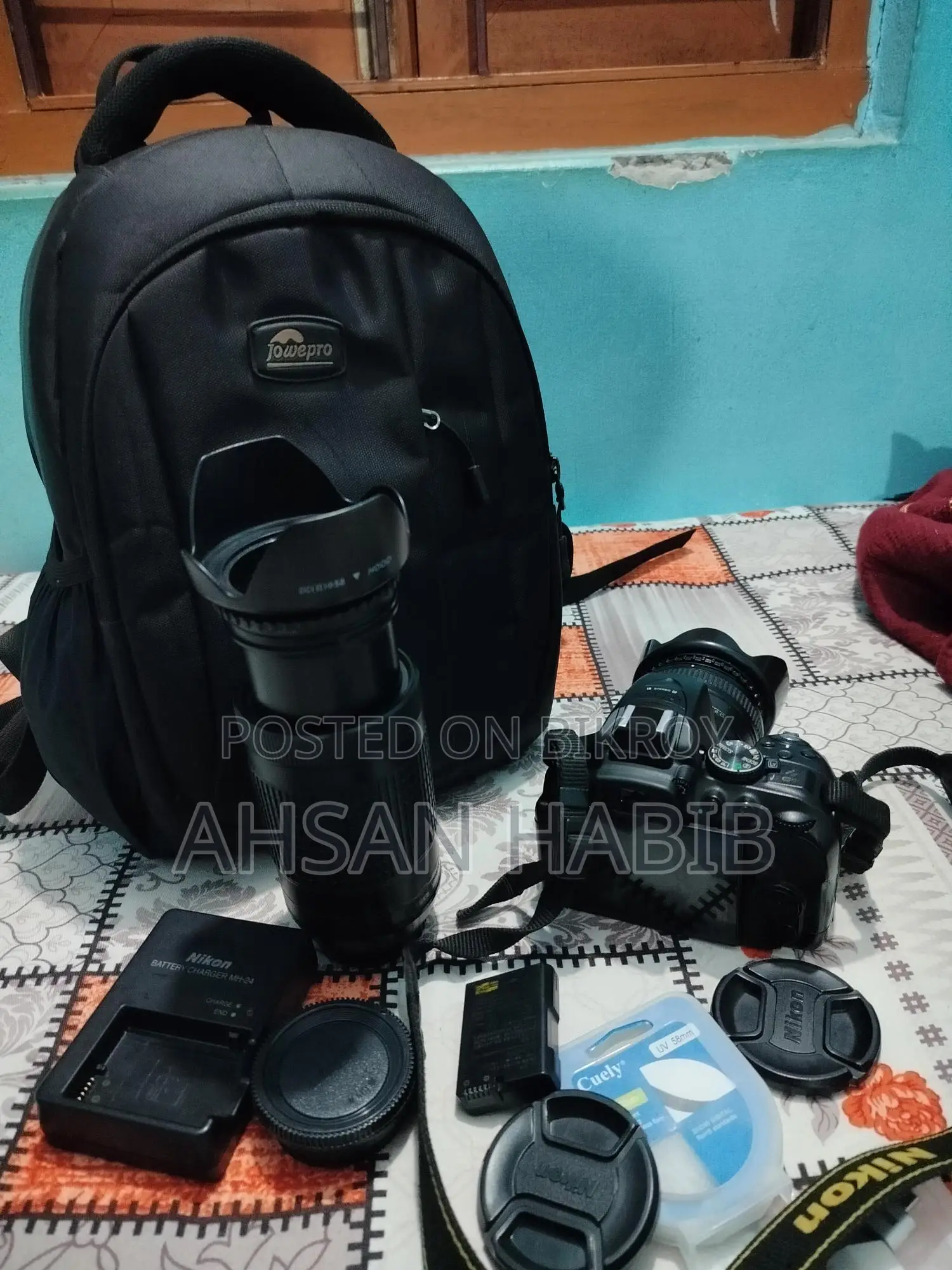 Nikon D5300 with zoom and prime lens for sell