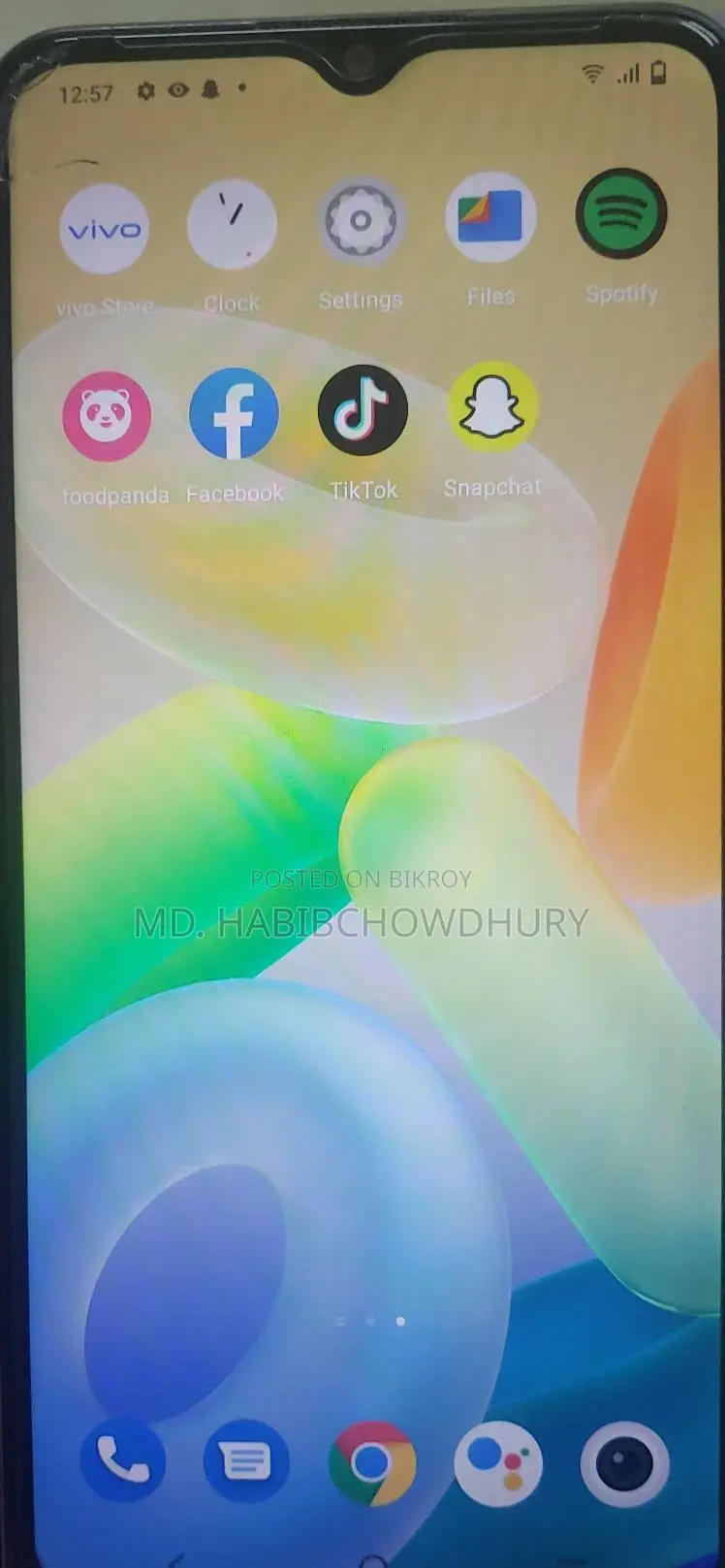 Vivo Y16 . (Used)