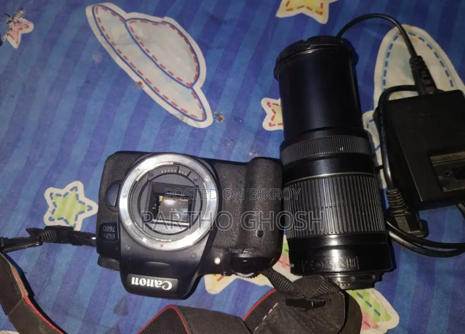 Canon 760d with 55-250 Zoom Lens for Sale