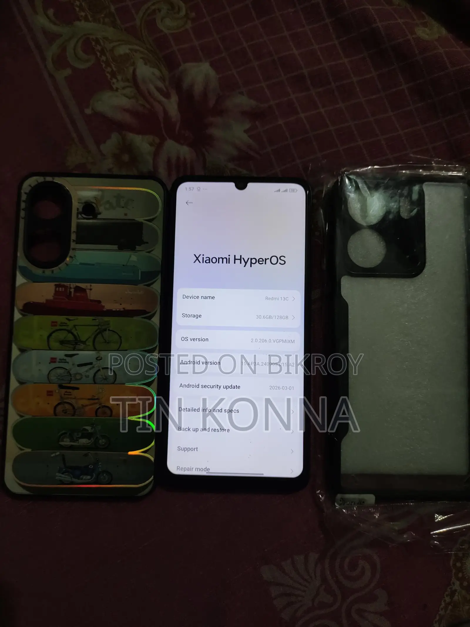 শাওমি রেডমি ১৩সি ৬জিবি+২জিবি র‍্যাম ১২৮জিবি (ব্যবহৃত)