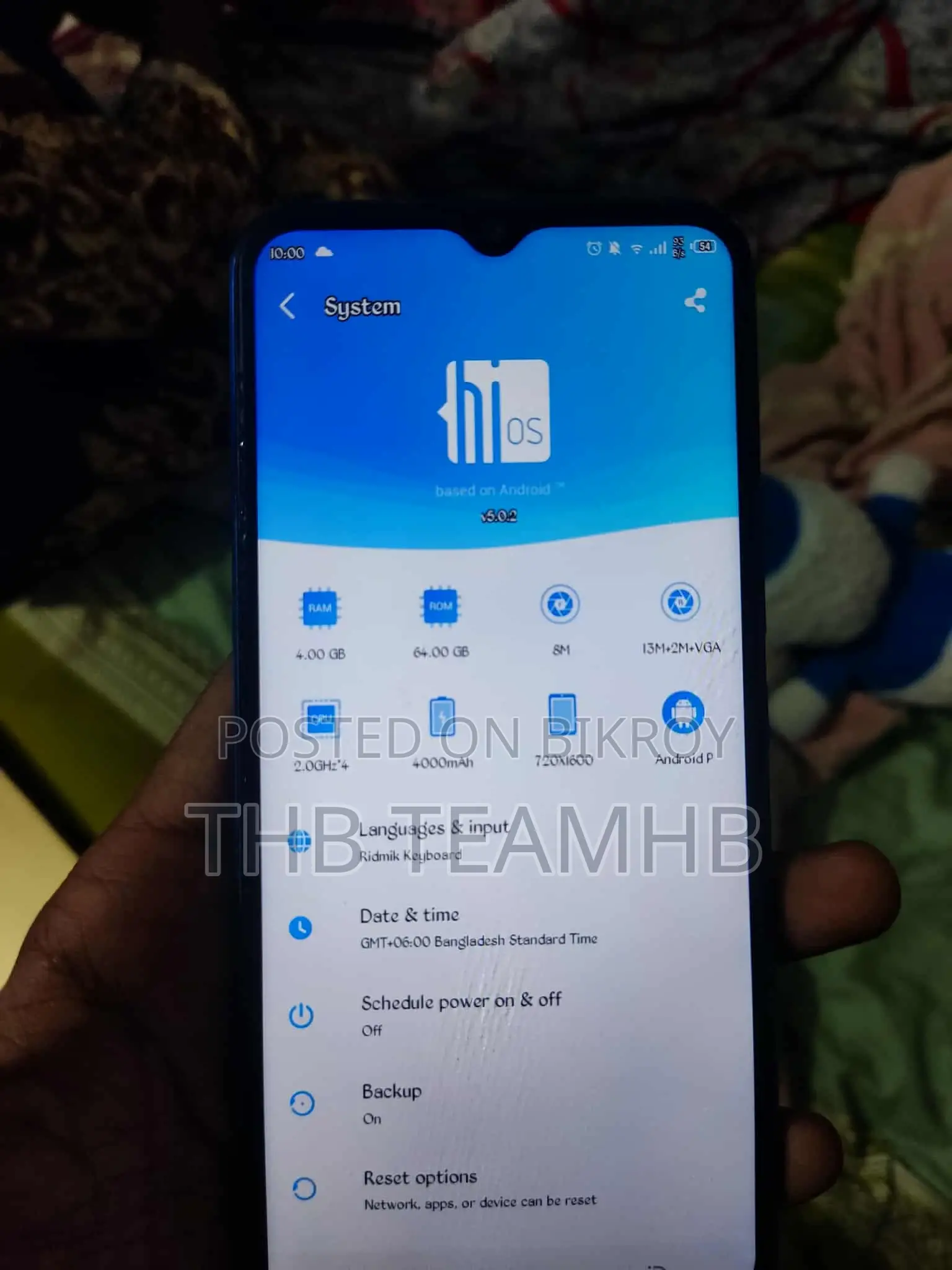 Tecno Spark 4 64 GB Blue