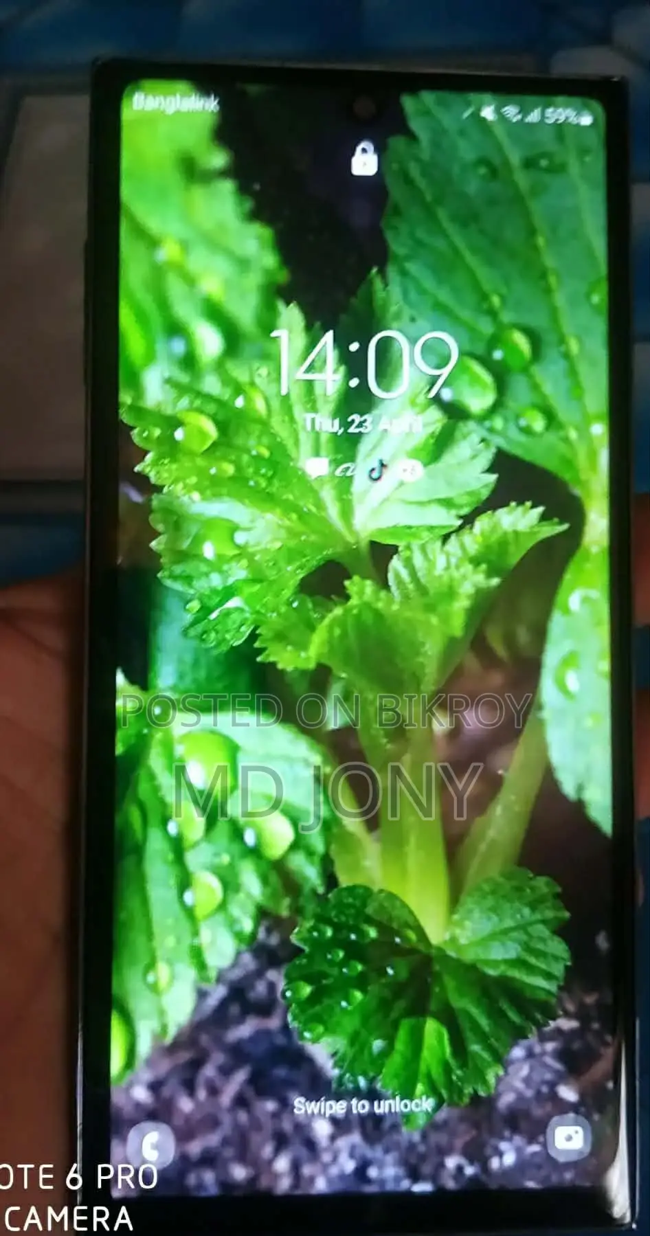 Samsung Galaxy note 6 pro (Used)