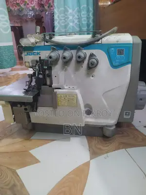 Overlock sewing machine.