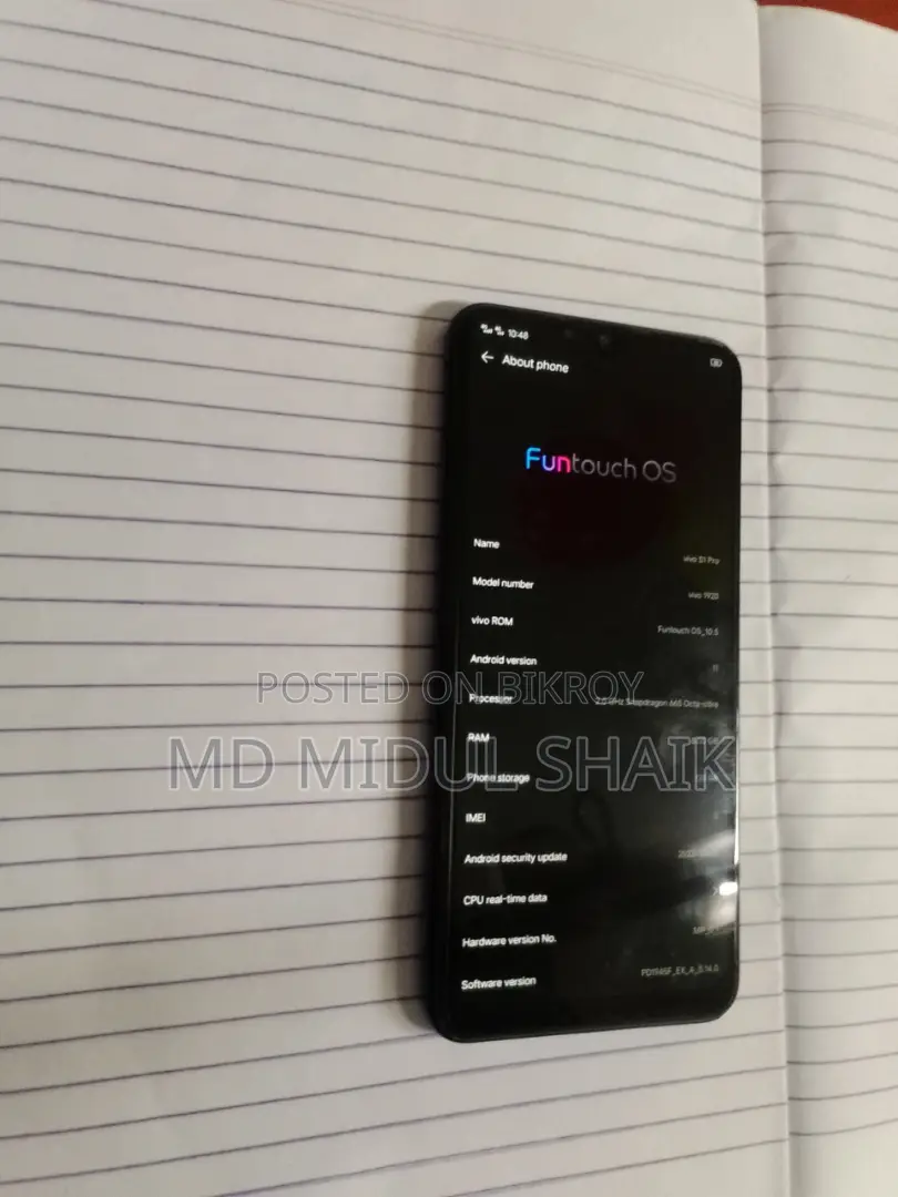 Vivo S1 Pro , (Used)