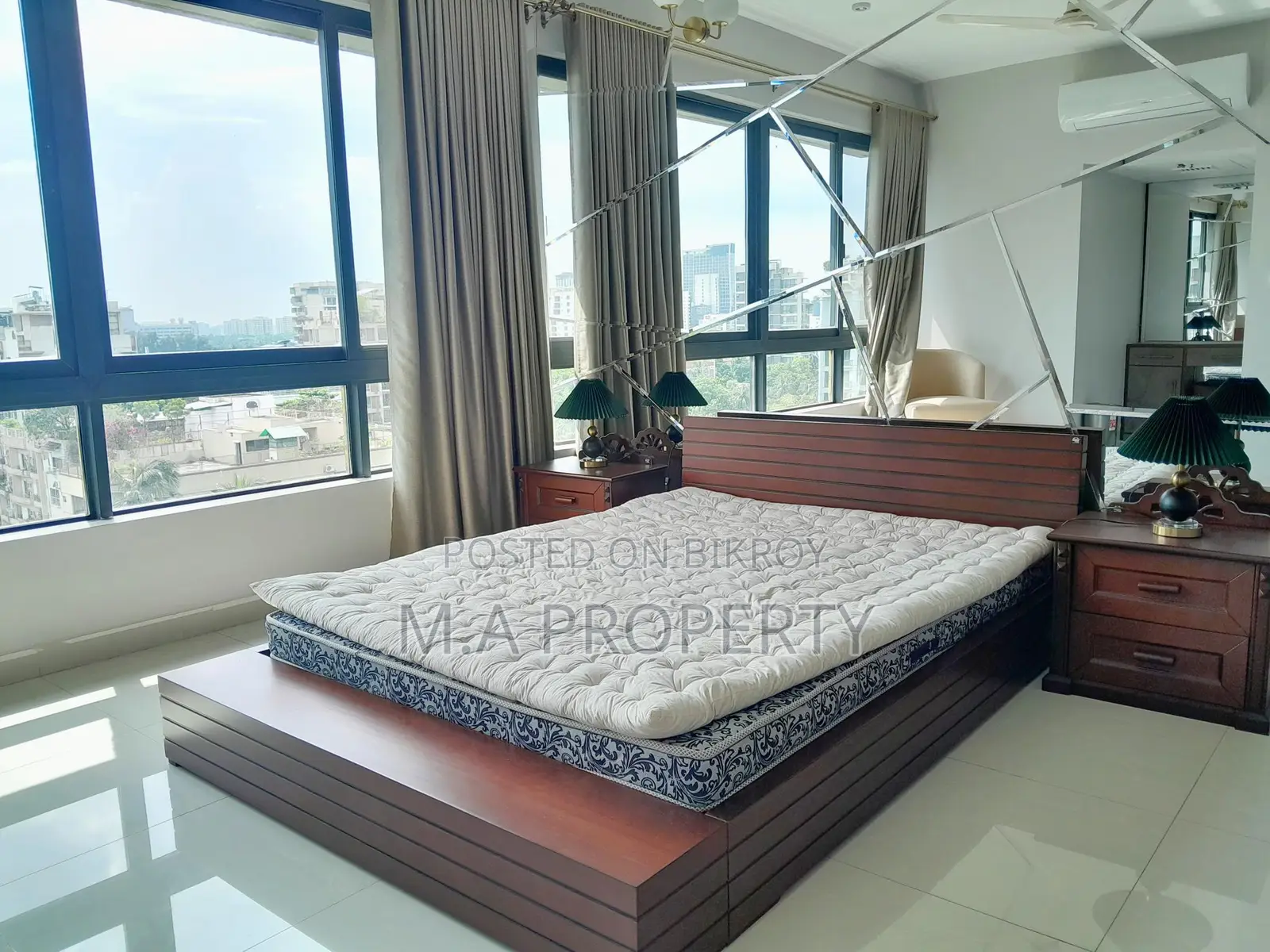 Fully furnished flat rent in Gulshan