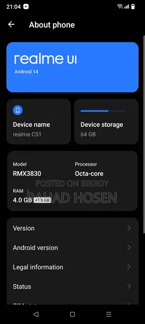 Realme C51 64 GB Blue