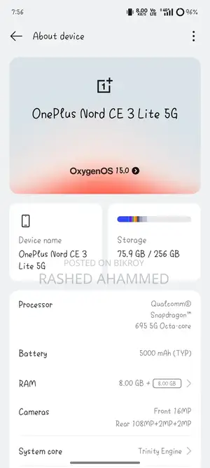 OnePlus Nord CE 5G 256 GB Green