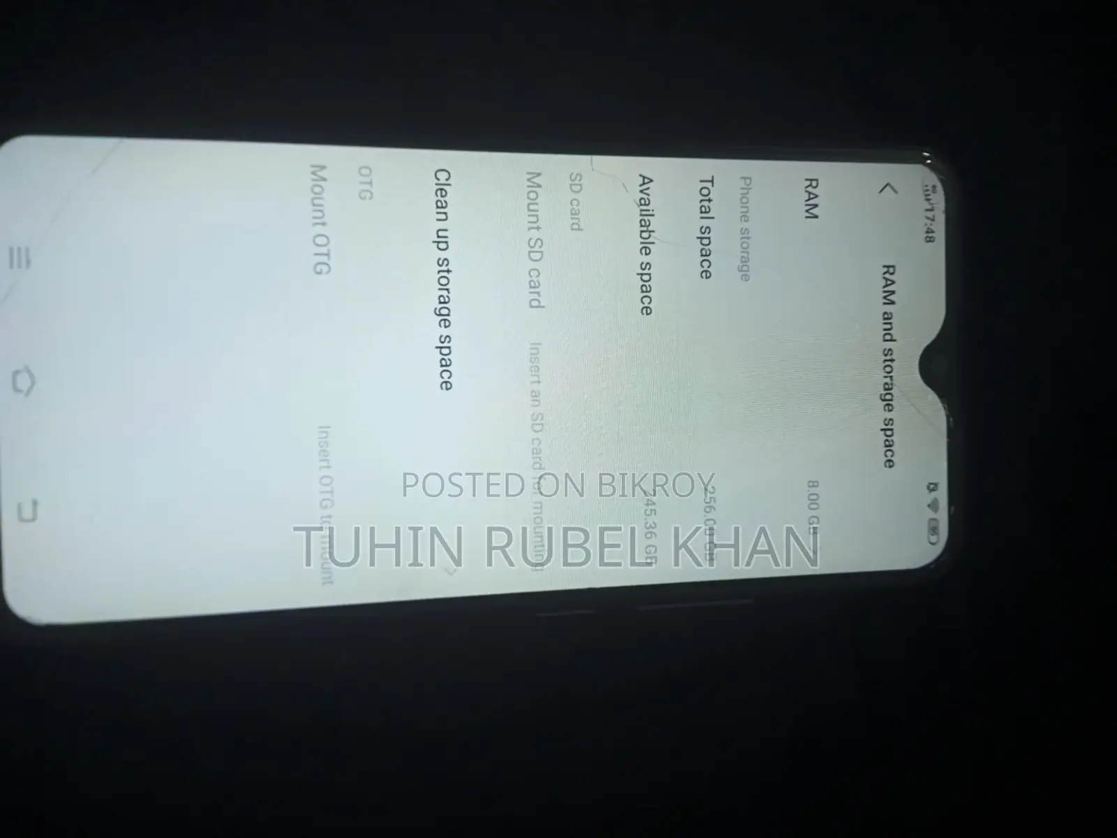 Vivo Y17 ৮/২৫৬ (Used)