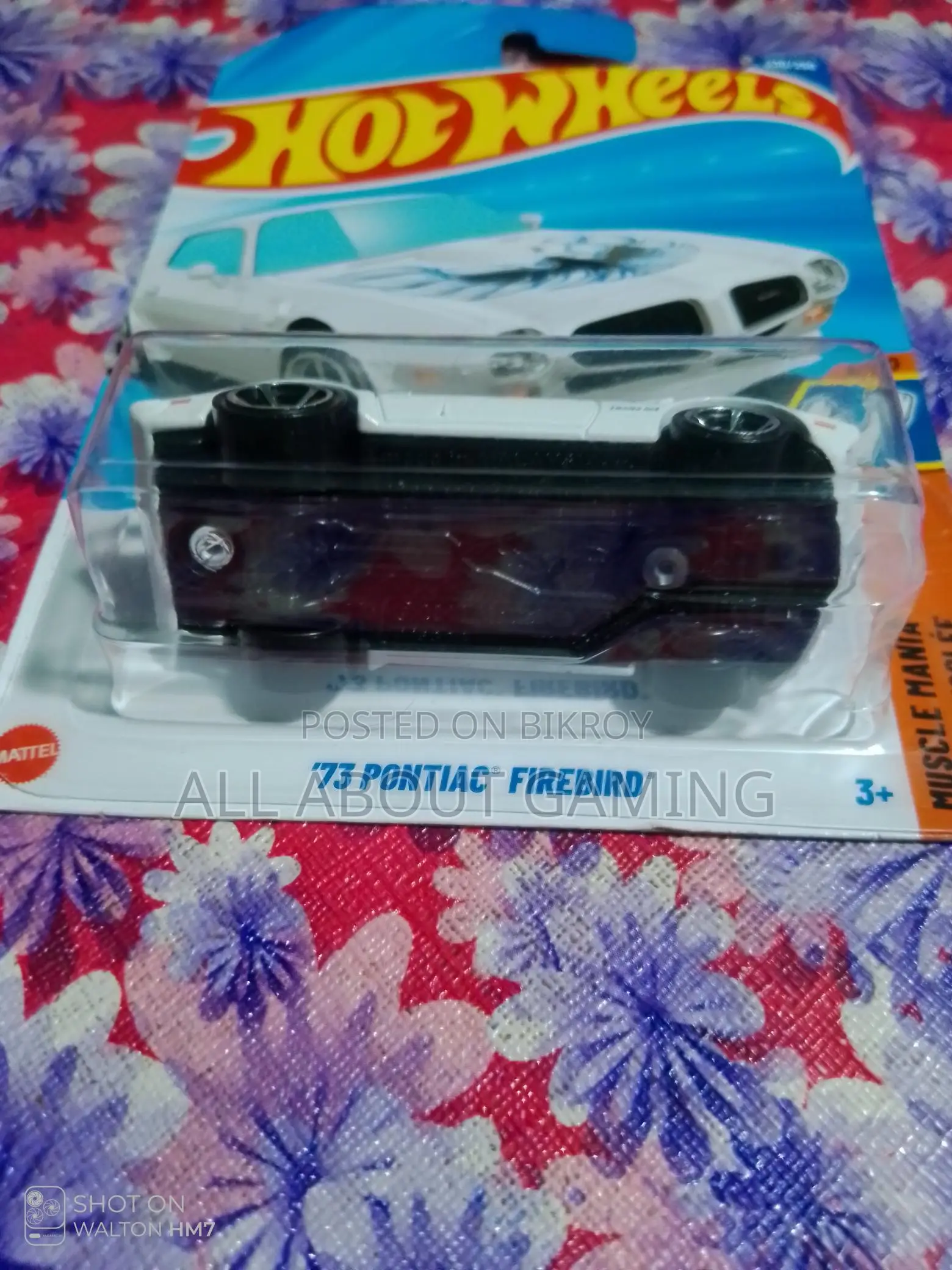 Intake/unopened Hot Wheels '73 Pontiac Firebird