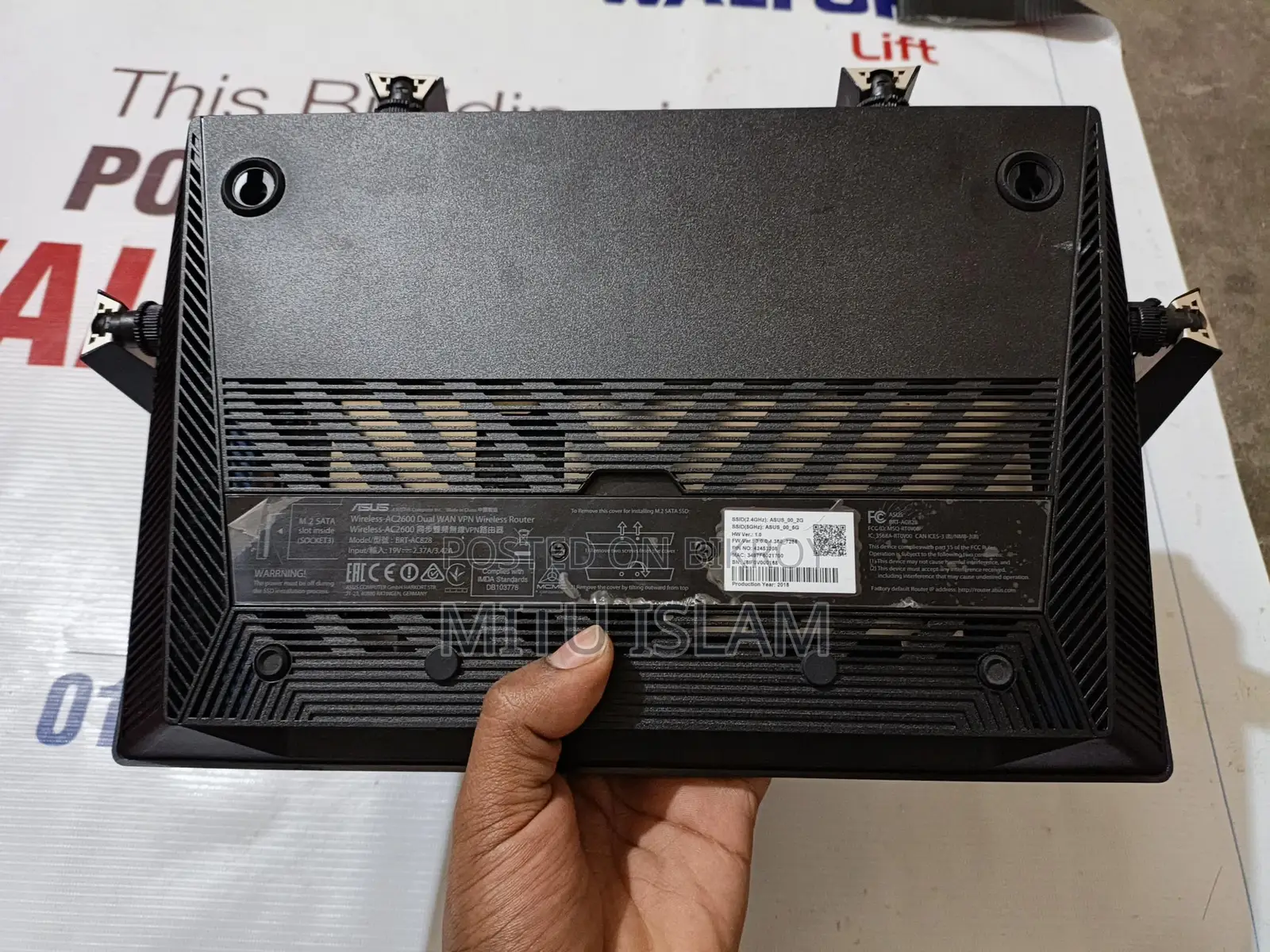 Asus Brt-ac828 Ac2600 Dual-wan Business Class Gaming Router (Original)