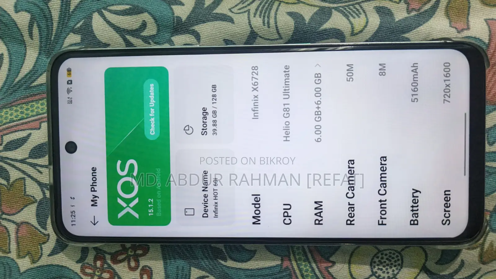 Infinix Hot 60i (Used)
