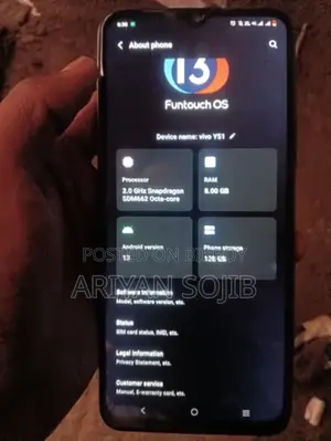 Vivo Y51 8/128 (ব্যবহৃত)