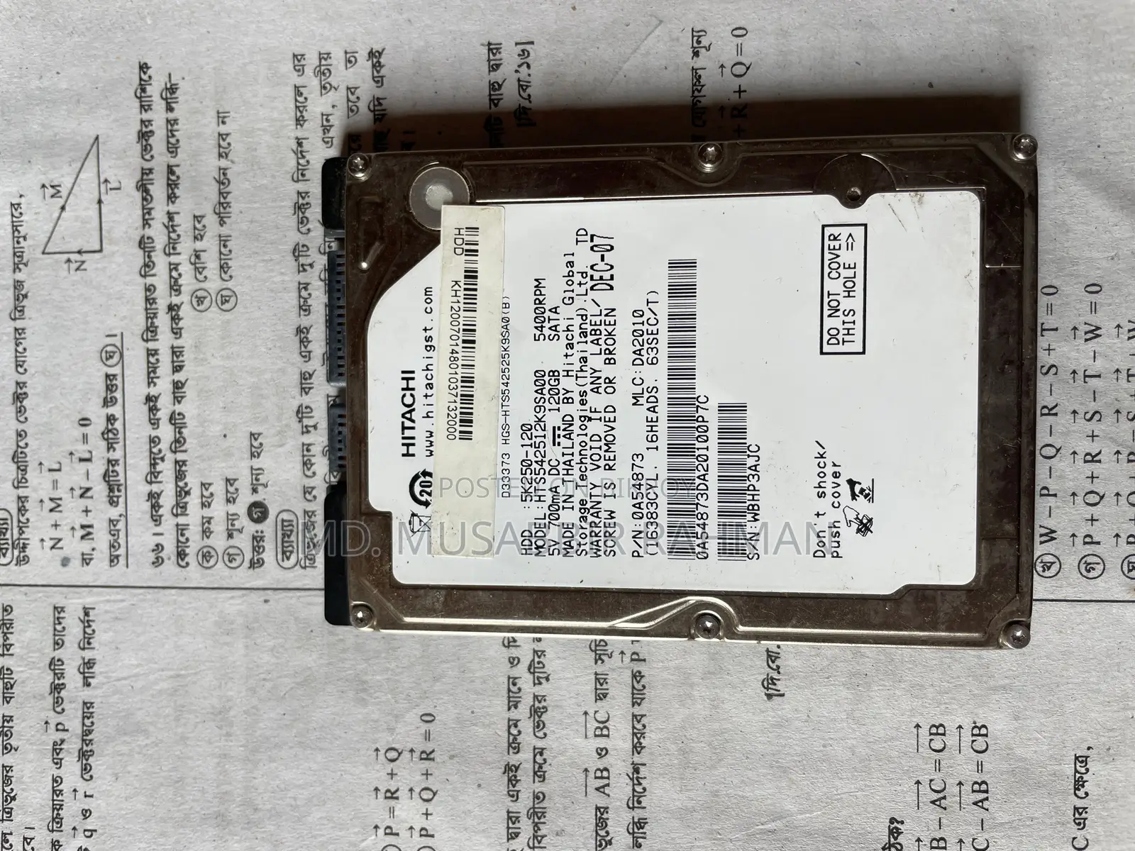 Hitachi Hard Disk 128GB