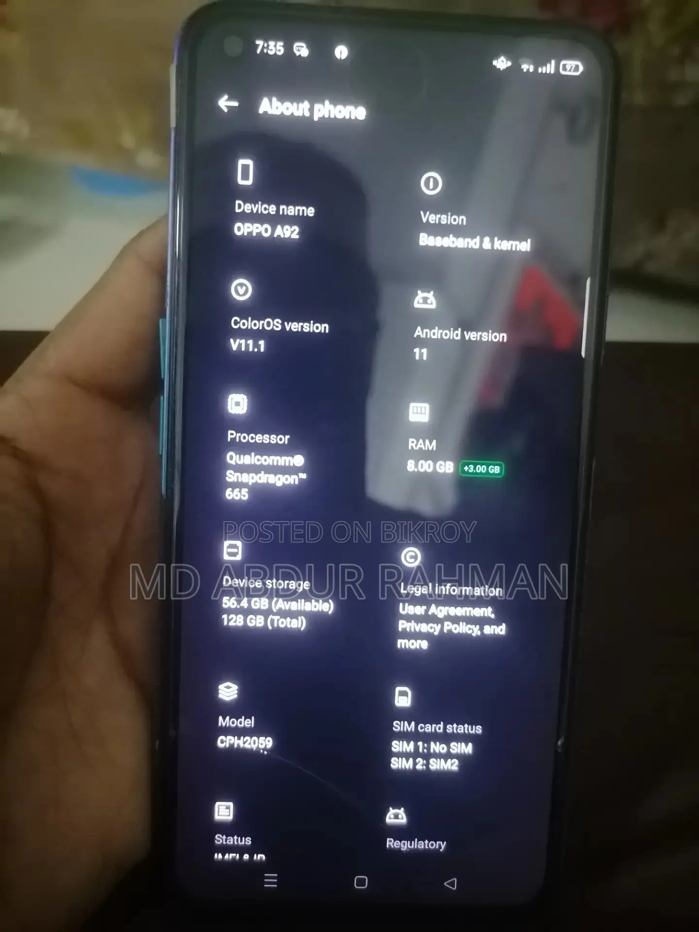 OPPO A92 (Used)