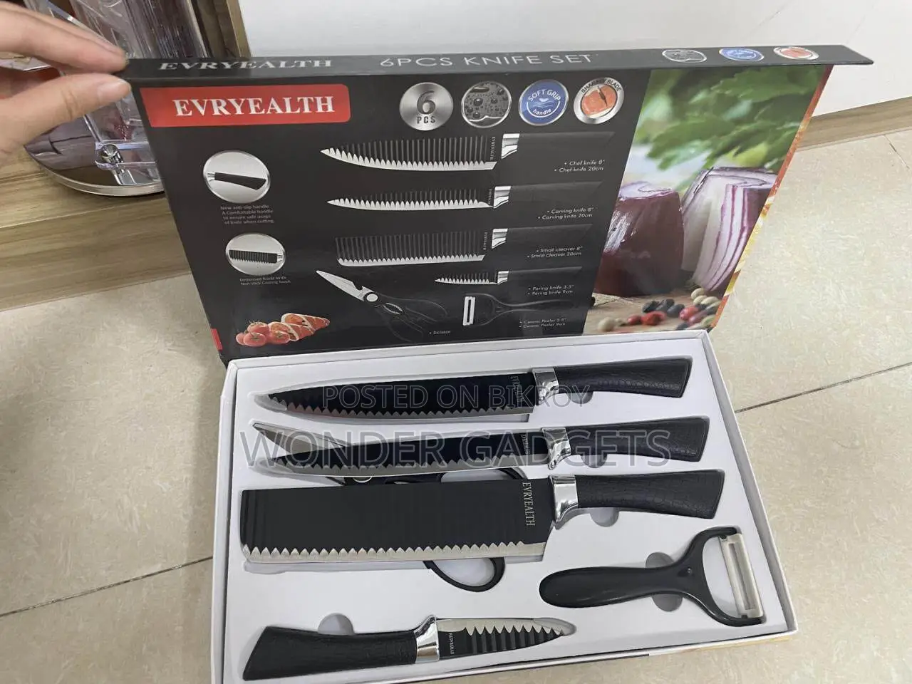 Knife Set Full Stainless Steel