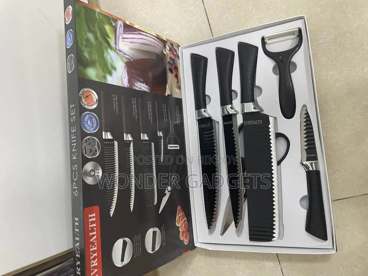 Knife Set Full Stainless Steel