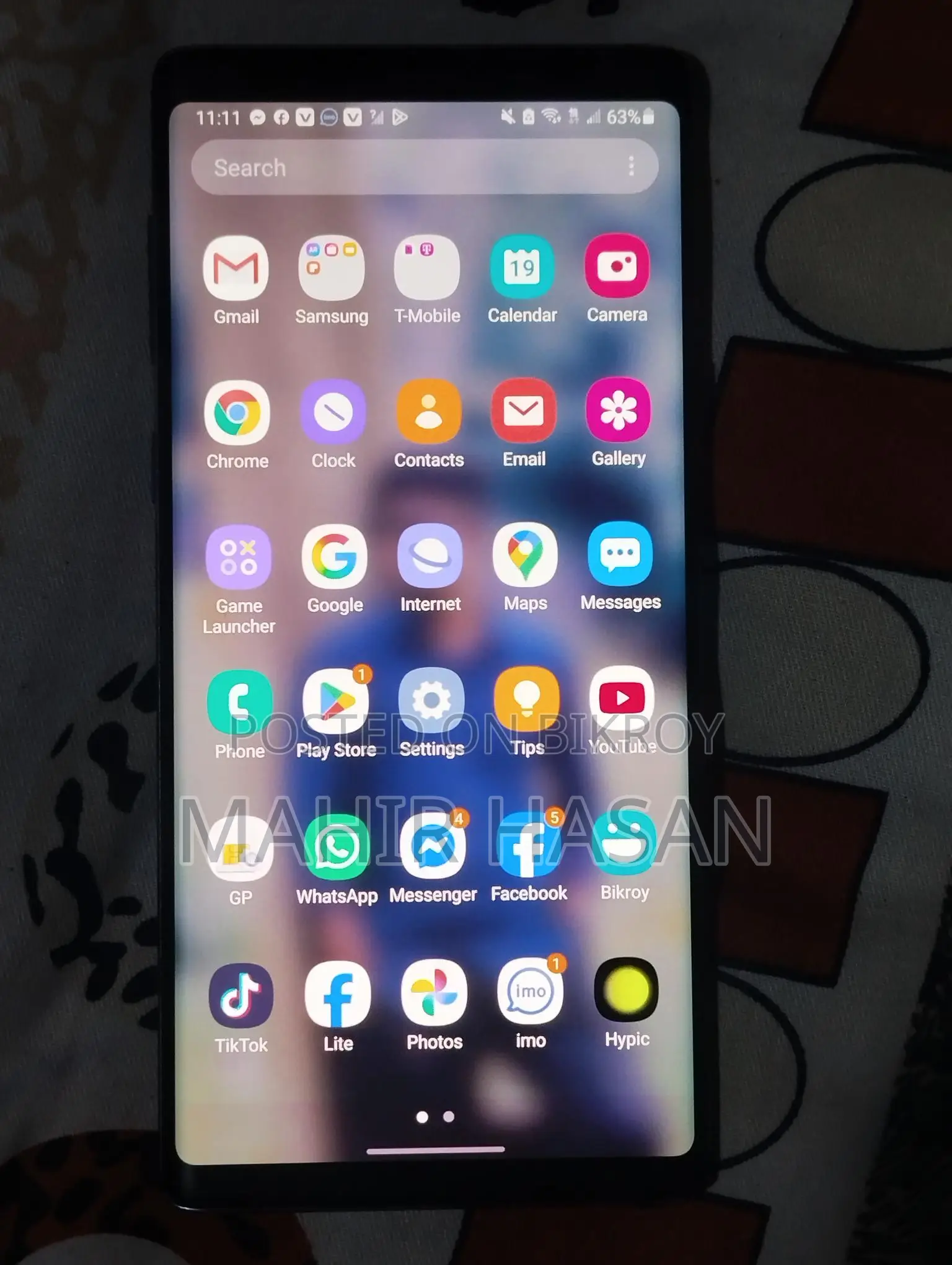 Samsung Galaxy Note 9 snapdragon 845 (Used)