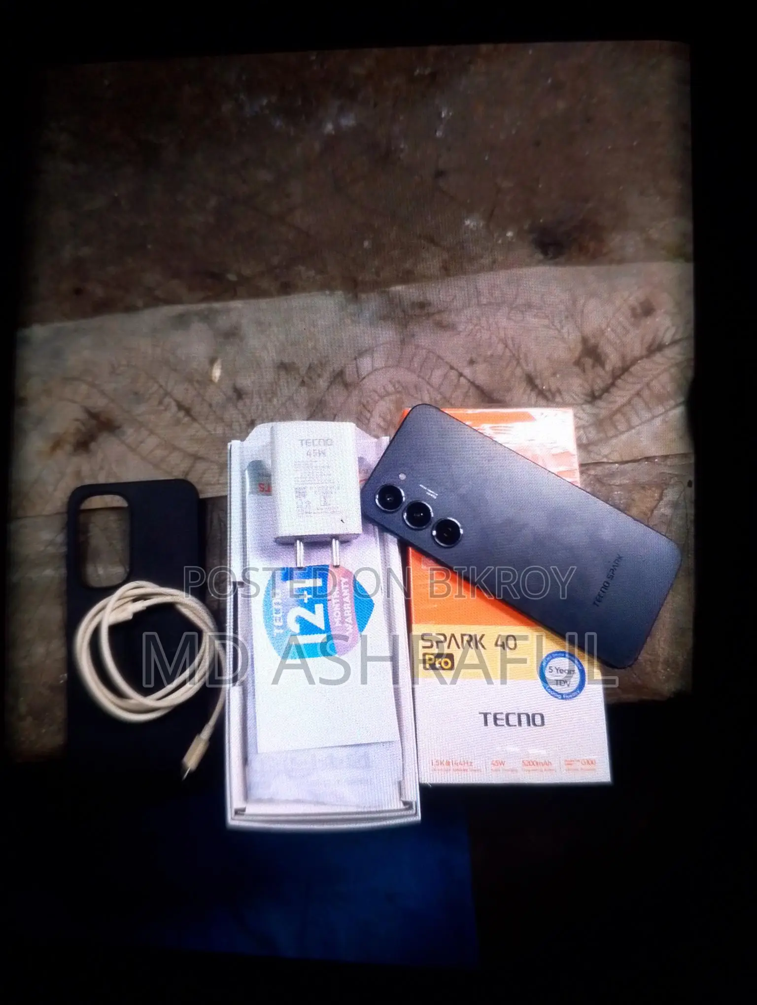 Tecno Spark 40 Pro 8+128gb (Used)