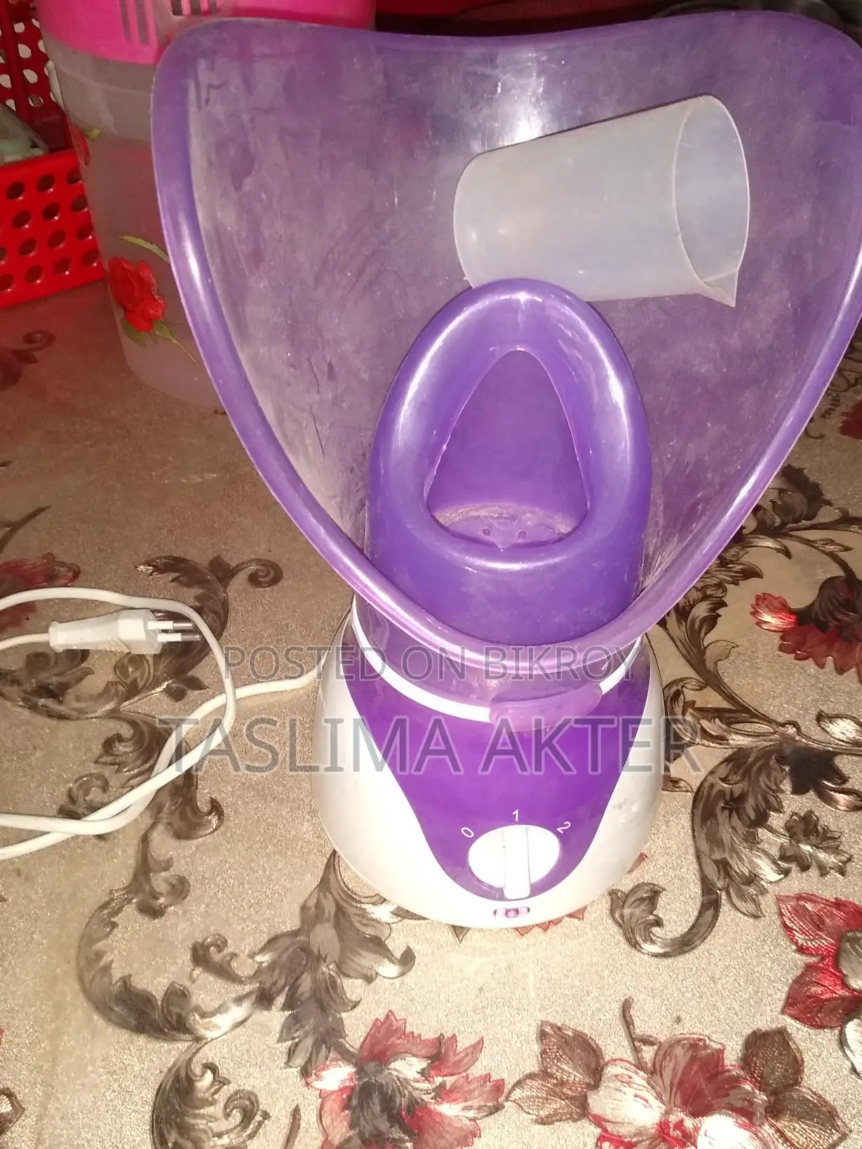 Facial steamer, গরম ভাব নেওয়ার মেশিন