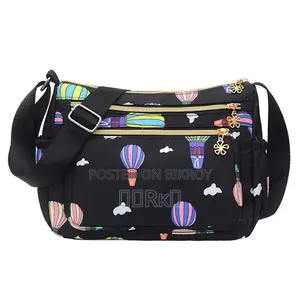 Korean Sports Travel Shoulder Bag Black 7092