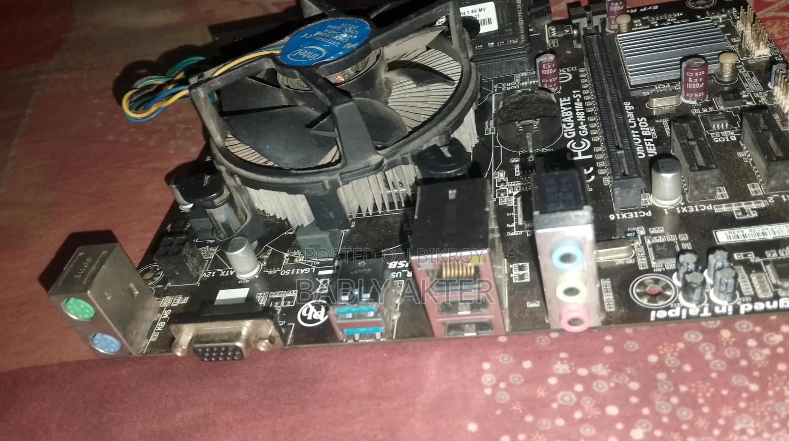 Gigabyte 81 4th dual core 3.20ghz ram 4gb full ok