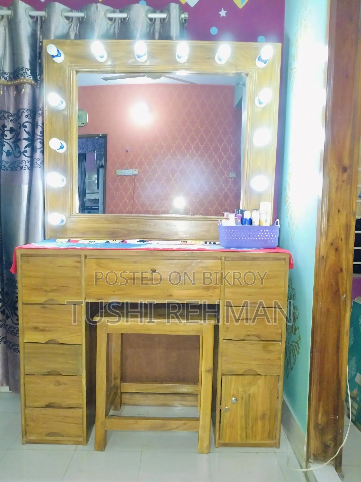 Teak Wood Dressing Table
