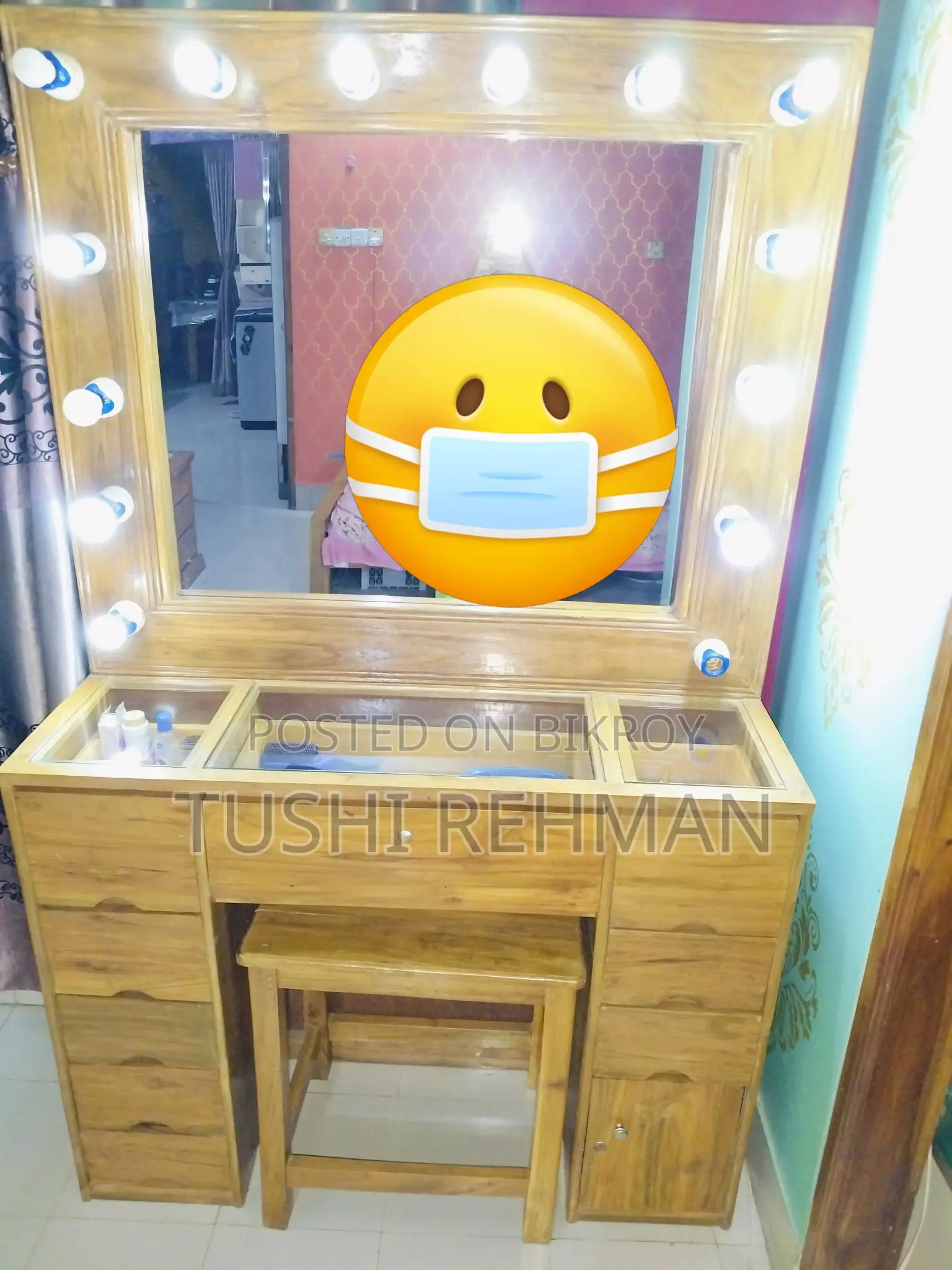 Teak Wood Dressing Table