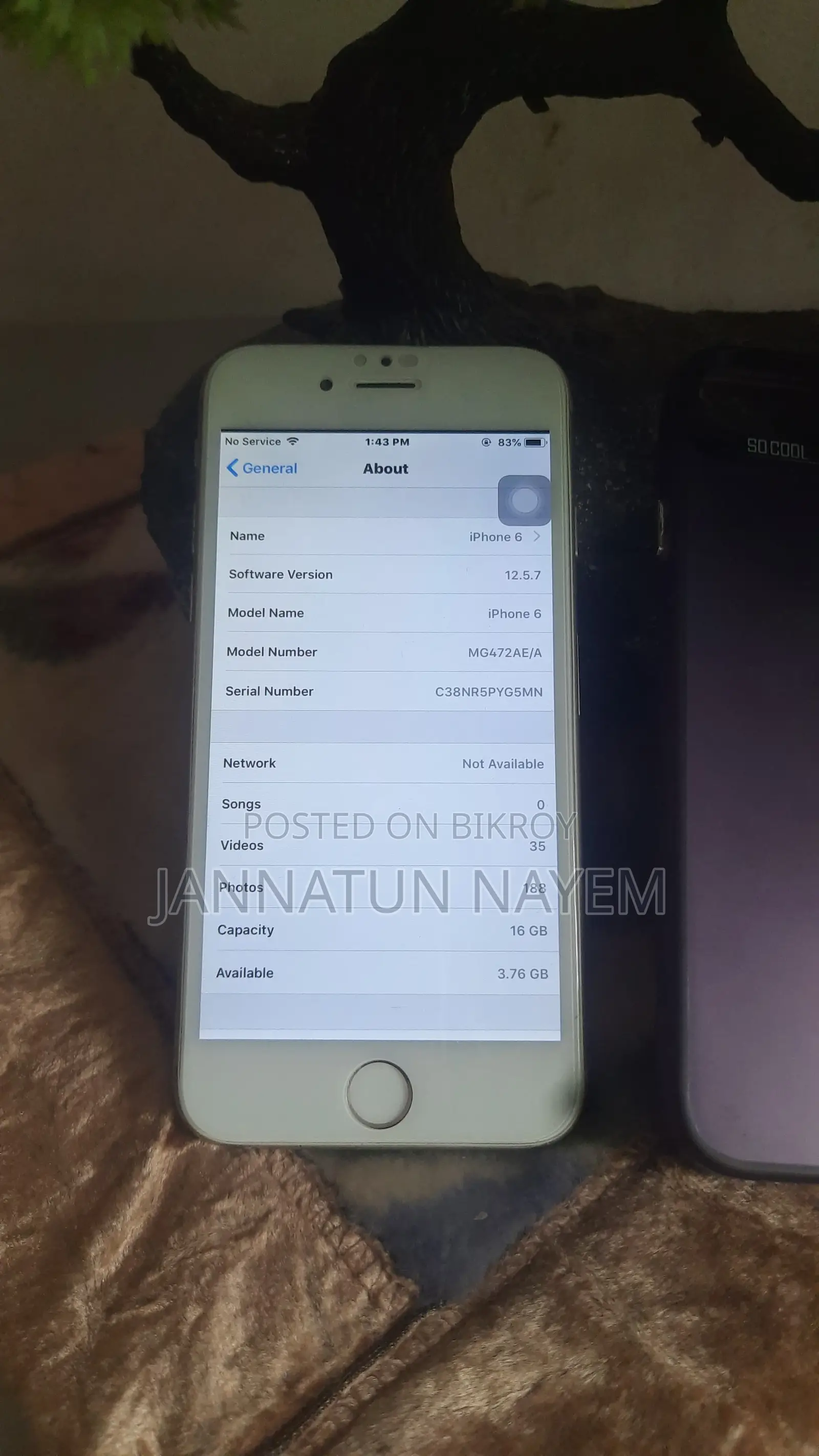 Apple iPhone 6 16gb (Used)